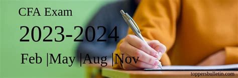 2023 cfa exam dates.